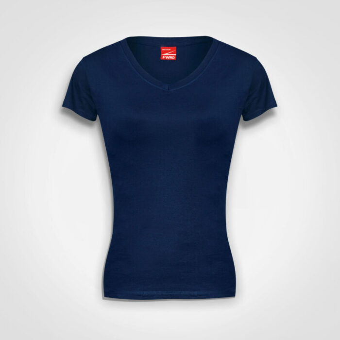Ladies Fitted V-Neck T-Shirt - Image 5