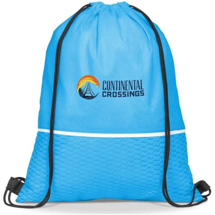 Brighton Non-Woven Drawstring Bag - Image 6